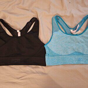 Victoria's secret pink sports bras (pair of 2)